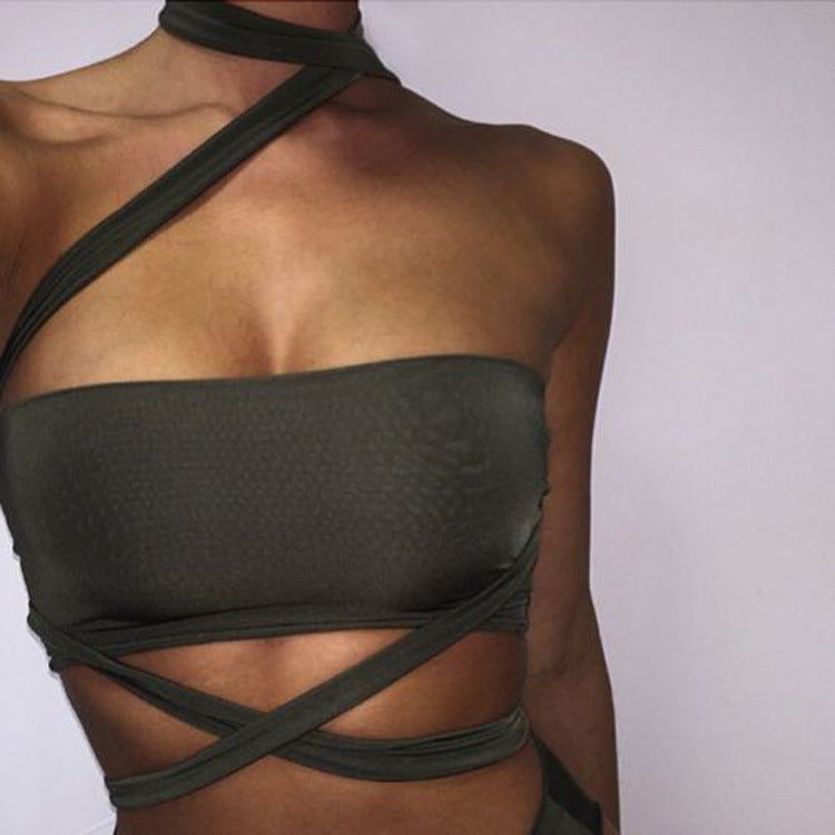 Trendiger Zweiteiliger Split-Bikini für Damen – Stilvoller Wind-Bundled-Look - Lirome