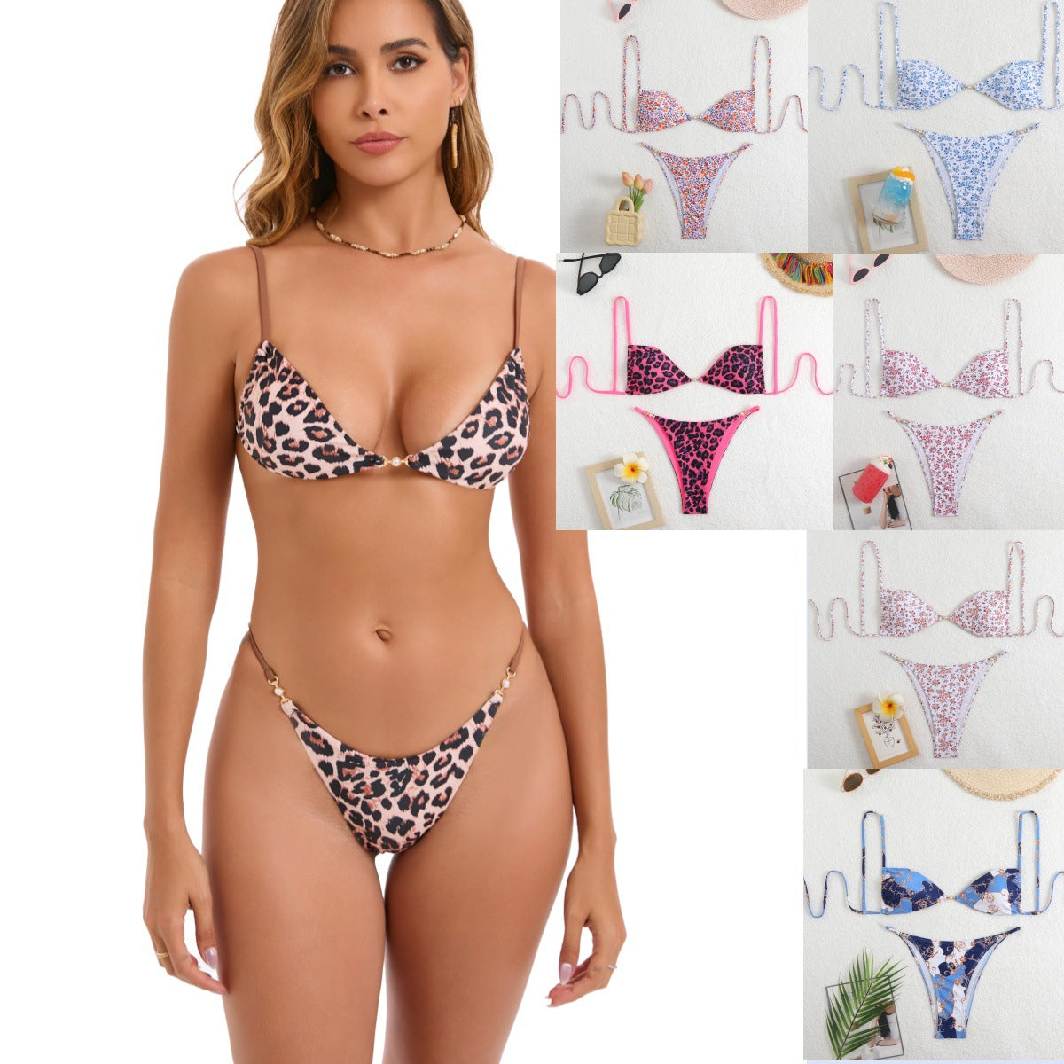 Damen Fashion Dreipunkt-Bikini - Lirome